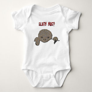 Sloth Hug Baby Sloth Bodysuit