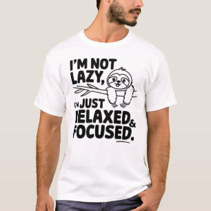 Sloth I'm Not Lazy  T-Shirt