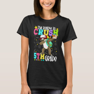 Sloth I'm Ready To Crush 5th Grade Back To School T-Shirt