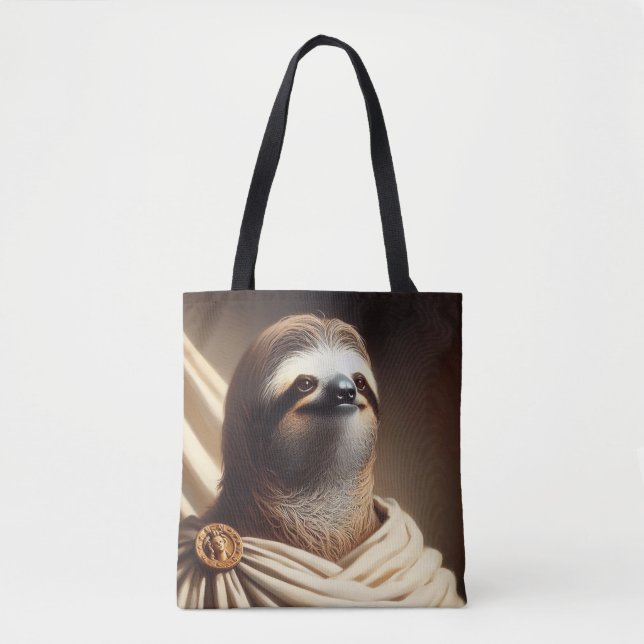 Sloth in Ancient Rome Tote Bag (Front)