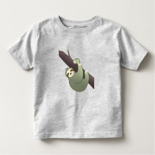 Sloth in Tree 2T 3T 4T 5T Boys Girls Toddler T-Shirt