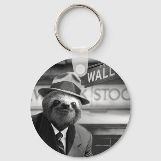 Sloth in Wall Street Key Ring