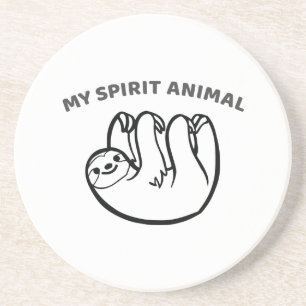 Sloth Is My Spirit Animal Coaster
