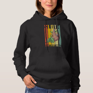 Sloth Is My Spirit Animal Lazy Cute Sloth Hoodie
