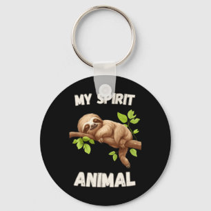 Sloth Is My Spirit Animal - Lazy Napping Funny Slo Key Ring