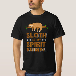 Sloth Is My Spirit Animal Sloths T-Shirt