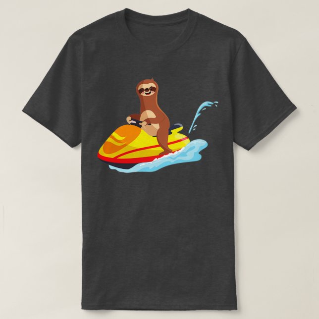 sloth jet ski T-Shirt (Design Front)