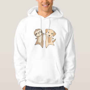 Sloth Labrador Dog Animal Lovers For Children Hoodie