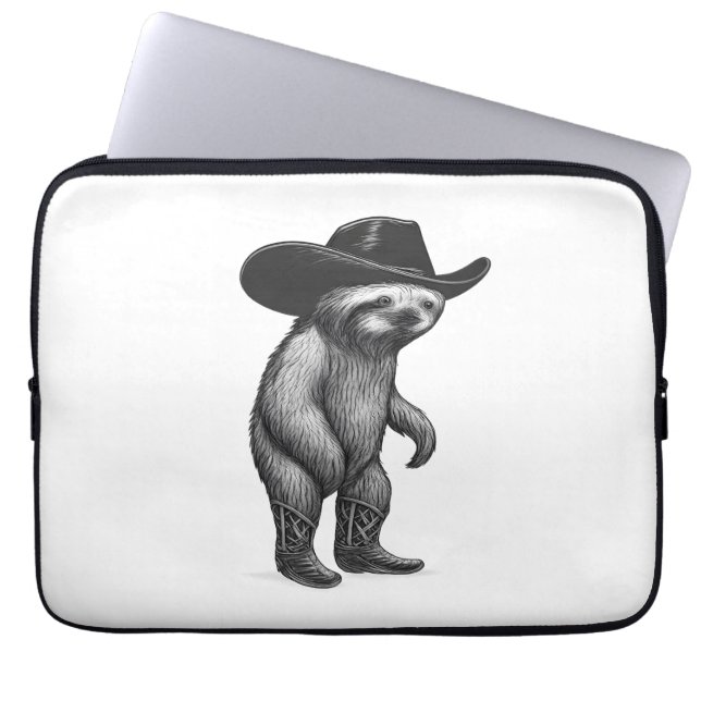 Sloth Lazy Sleepy Sloth Laptop Sleeve (Front)