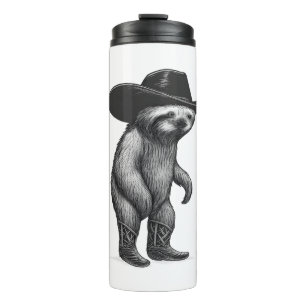 Sloth Lazy Sleepy Sloth Thermal Tumbler