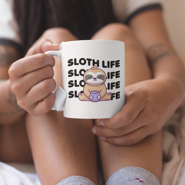 Sloth Life | Sleeping Sloth Coffee Mug (Creator Uploaded)
