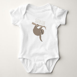 Sloth Life T-Shirt Baby Baby Bodysuit