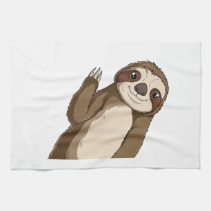 Sloth Lovers Children Boys Girls Women T-Shirt Tea Towel