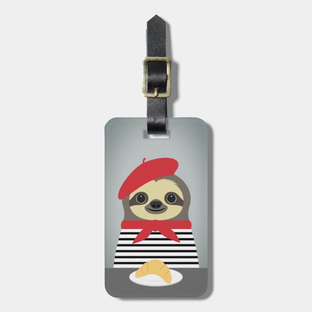 Sloth Luggage Tags (Front Vertical)