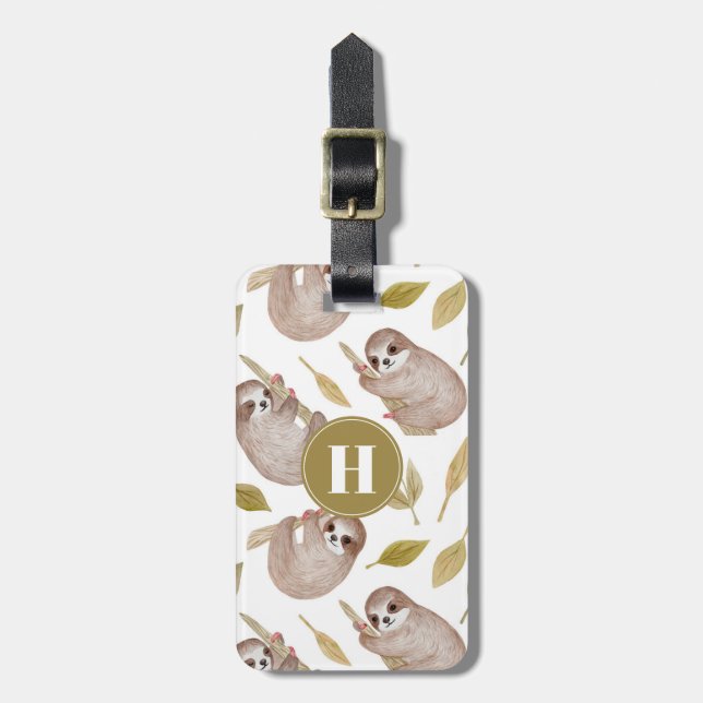 Sloth Luggage Tags (Front Vertical)
