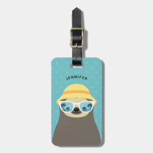 Sloth Luggage Tags