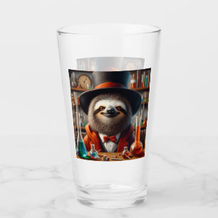 Sloth Mad Scientist Glass