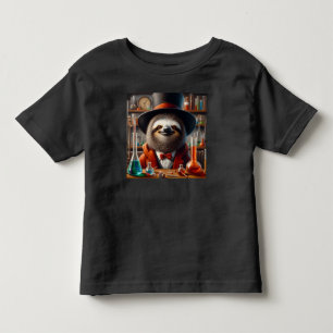 Sloth Mad Scientist Toddler T-Shirt