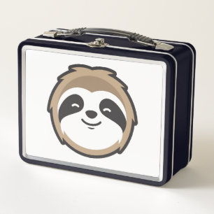 Sloth Mascot Metal Lunch Box
