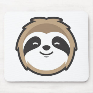 Sloth Mascot Mouse Pad