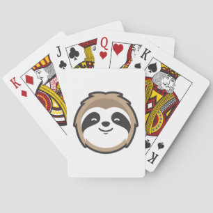 Sloth Mascot Playing Cards