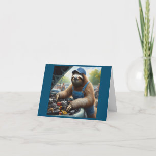 Sloth Mechanic Card