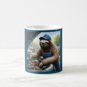 Sloth Mechanic Coffee Mug