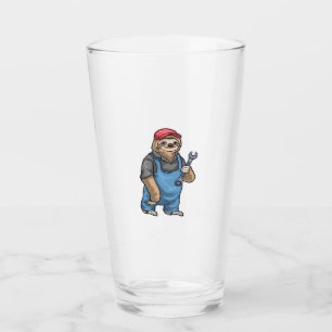 Sloth Mechanic Wrench Classic T-Shirt Glass