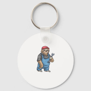 Sloth Mechanic Wrench Classic T-Shirt Key Ring