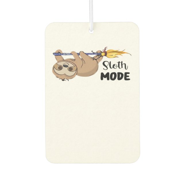 Sloth Mode Classic T-Shirt Car Air Freshener (Front)