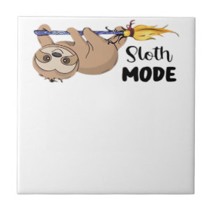 Sloth Mode Classic T-Shirt Ceramic Tile