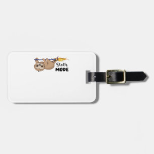 Sloth Mode Classic T-Shirt Luggage Tag