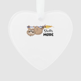 Sloth Mode Classic T-Shirt Ornament