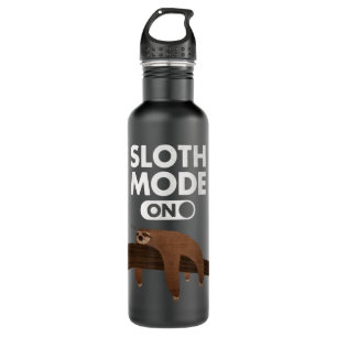 Sloth Mode On Sleeping Sloth Illustration 710 Ml Water Bottle