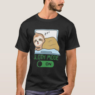 Sloth Mode On Sloth Herbivore Wildlife Animal T-Shirt