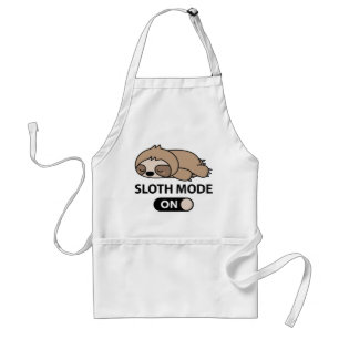 Sloth Mode On Standard Apron