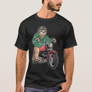 Sloth Motorcycle T-Shirt