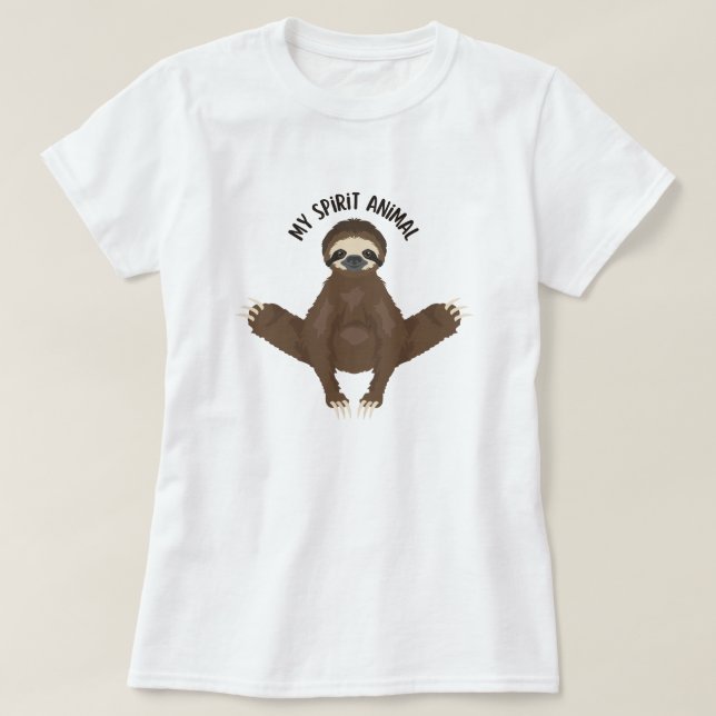 Sloth my spirit animal T-Shirt (Design Front)