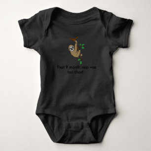 Sloth Nap Baby Romper Bodysuit