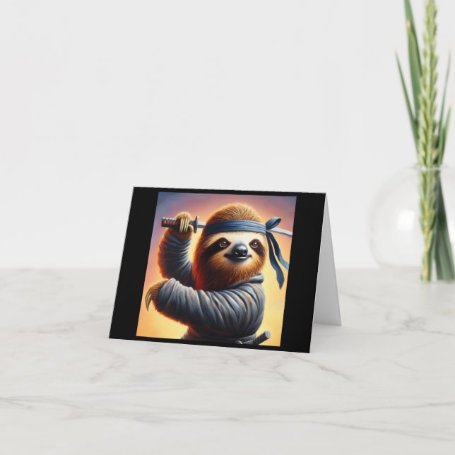 Sloth Ninja Card (Front)