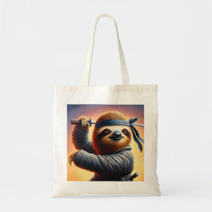 Sloth Ninja Tote Bag