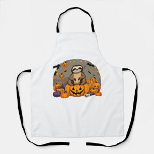 Sloth-o-ween Classic T-Shirt Apron