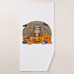 Sloth-o-ween Classic T-Shirt Bath Towel