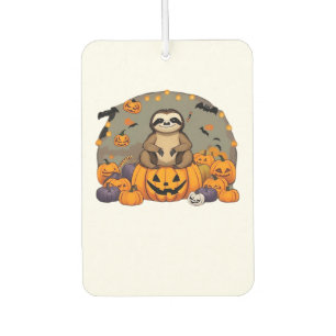 Sloth-o-ween Classic T-Shirt Car Air Freshener