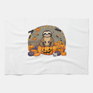 Sloth-o-ween Classic T-Shirt Tea Towel