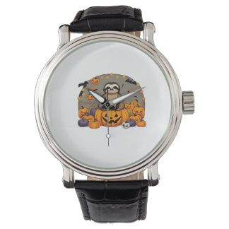 Sloth-o-ween Classic T-Shirt Watch