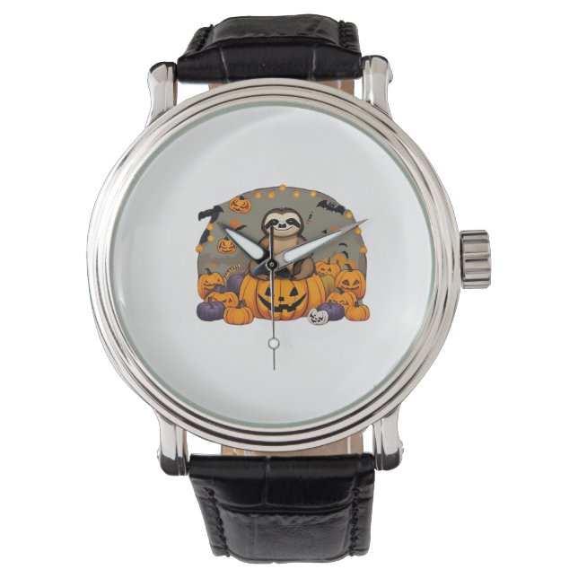 Sloth-o-ween Classic T-Shirt Watch (Front)