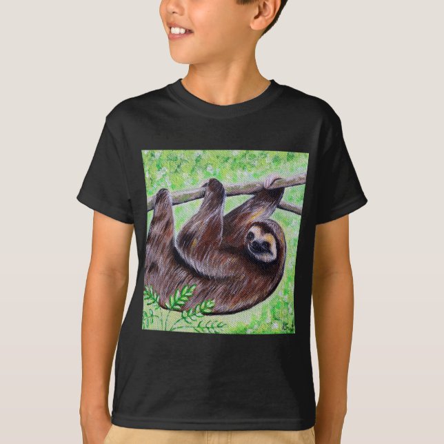 Sloth Painting T-Shirt (Front)