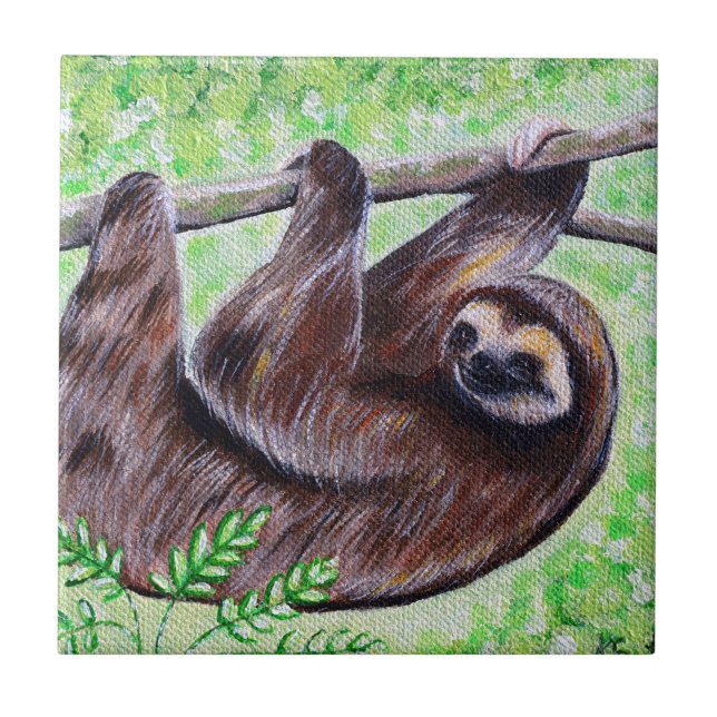 Sloth Painting Tile (Front)