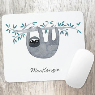 Sloth Personalised Cute Mouse Pad